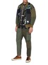 Figure View - Click To Enlarge - FDMTL - Multi Coloured Patchwork Cotton Bomber Jacket