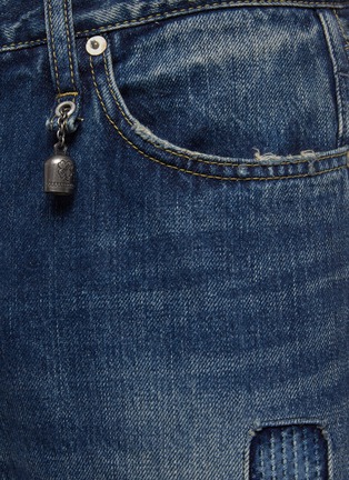  - FDMTL - Ripped And Repaired Slim Fit Washed Jeans