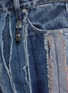  - FDMTL - Multi Coloured Raw Edged Patchwork Slim Fit Washed Jeans
