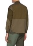 Back View - Click To Enlarge - FDMTL - Tonal Patchwork Snap Buttoned Nylon Shirt
