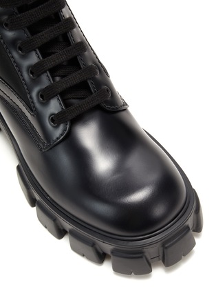 Detail View - Click To Enlarge - PRADA - Monolith Pocket Military Boot