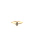 Main View - Click To Enlarge - SHANA GULATI - Diamond 18k gold Resin twisted band ring