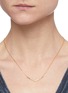 Figure View - Click To Enlarge - SHANA GULATI - 'Small V' Sapphire Ruby Emerald 18k gold vermeil necklace