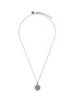 Main View - Click To Enlarge - SHANA GULATI - Rumeli' Champagne diamonds oxidised sterling silver resin pendant necklace