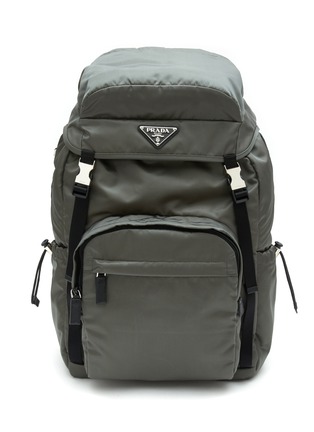 Main View - Click To Enlarge - PRADA - LOGO PLAQUE RE-NYLON BACKPACK