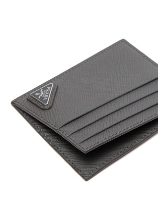 Detail View - Click To Enlarge - PRADA - Saffiano Leather Cardholder