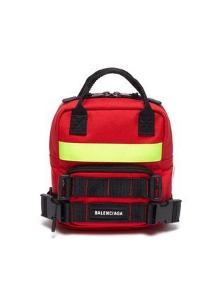 Main View - Click To Enlarge - BALENCIAGA - Extra Small 'Fireman' Recycled Nylon Backpack