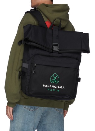 Figure View - Click To Enlarge - BALENCIAGA - Messenger backpack