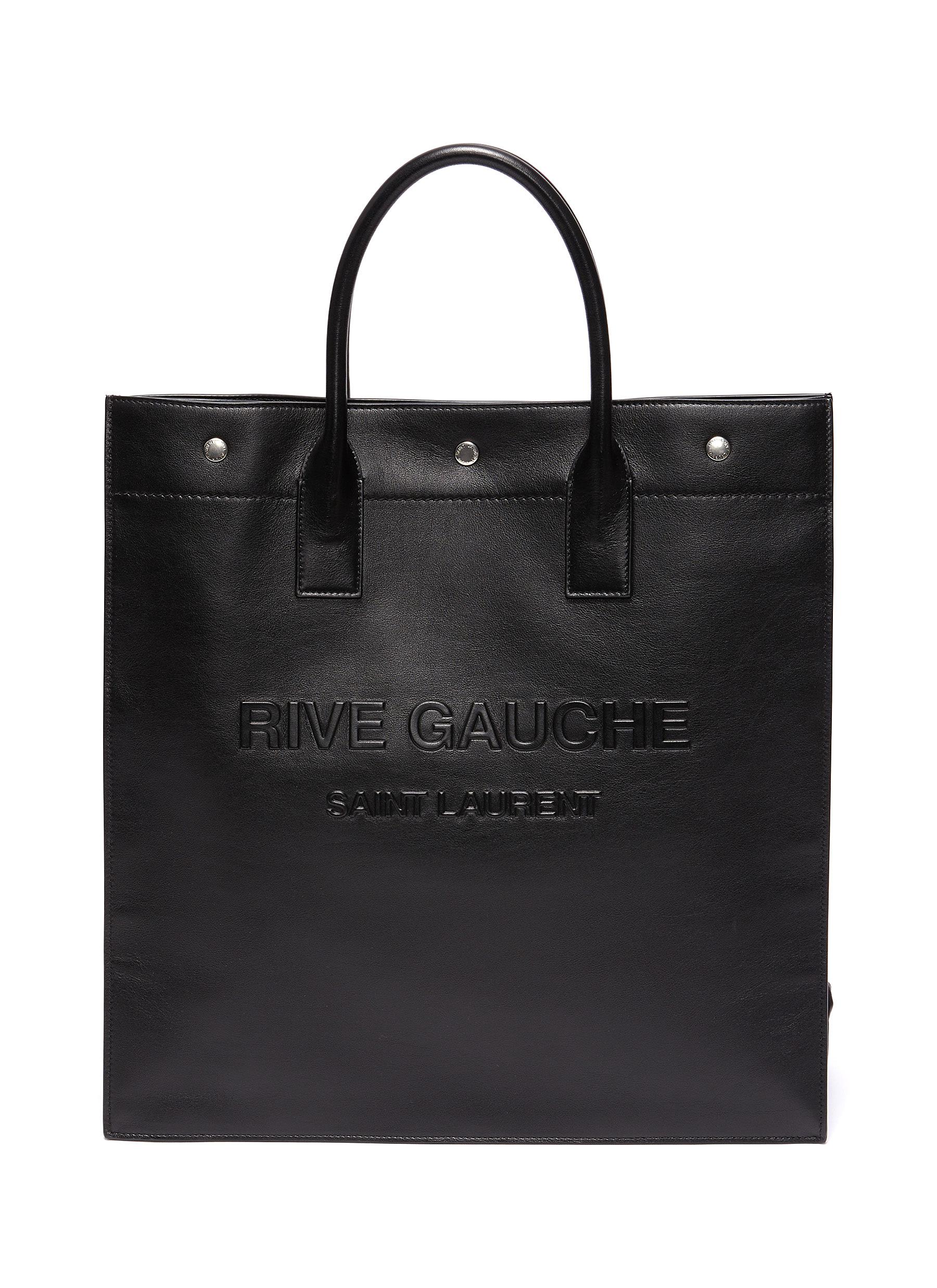 saint laurent rive gauche leather tote