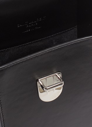 Detail View - Click To Enlarge - SAINT LAURENT - Buckled Flap Leather Phone Holder
