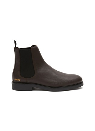 Main View - Click To Enlarge - AXEL ARIGATO - Logo Print Leather Chelsea Boots