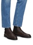 Figure View - Click To Enlarge - AXEL ARIGATO - Logo Print Leather Chelsea Boots
