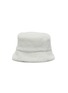 Figure View - Click To Enlarge - PRADA - Logo Plaque Sheep Wool Bucket Hat