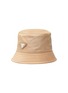 Main View - Click To Enlarge - PRADA - Re-Nylon Logo Appliqued Bucket Hat