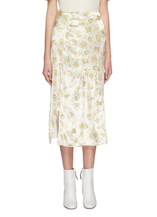 Main View - Click To Enlarge - ACNE STUDIOS - Flower Shiny Skirt