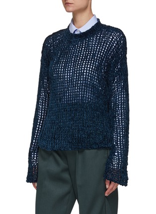 Front View - Click To Enlarge - ACNE STUDIOS - CHUNKY CHENILLE SWEATER