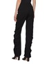 Back View - Click To Enlarge - ACNE STUDIOS - Side Drape Wool Pants