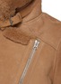  - ACNE STUDIOS - Velocite' Belted Calfskin leather Shearling Jacket