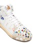 Detail View - Click To Enlarge - LANVIN - x Gallery Department Hand Paint High Top Leather Sneakers