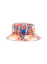 Main View - Click To Enlarge - ACNE STUDIOS - Face Logo Embroidered Patch Plaid Bucket Hat