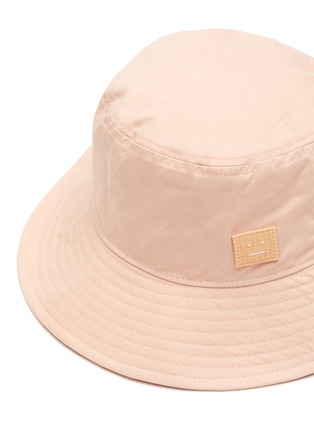 Detail View - Click To Enlarge - ACNE STUDIOS - Face Logo Patch Cotton Twill Bucket Hat