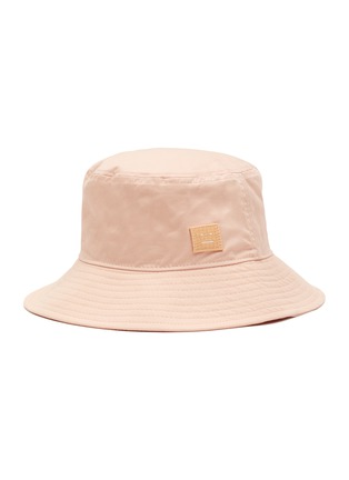 Main View - Click To Enlarge - ACNE STUDIOS - Face Logo Patch Cotton Twill Bucket Hat