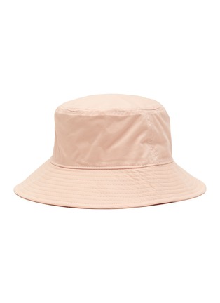 Figure View - Click To Enlarge - ACNE STUDIOS - Face Logo Patch Cotton Twill Bucket Hat