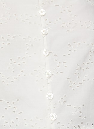  - JONATHAN SIMKHAI - Clover' square neck broderie anglaise top
