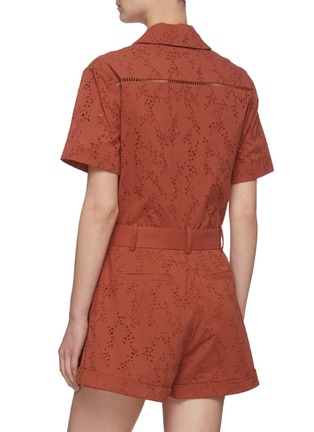 Back View - Click To Enlarge - JONATHAN SIMKHAI - 'Mona' broderie anglaise romper