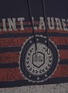  - SAINT LAURENT - Logo Print Cotton Hoodie