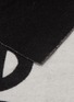 Detail View - Click To Enlarge - ACNE STUDIOS - Logo Print Fringe Edge Wool Nylon Blend Scarf
