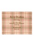 Detail View - Click To Enlarge - ACNE STUDIOS - Logo Print Tartan Check Wool Scarf