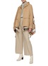 Figure View - Click To Enlarge - PORTSPURE - Hooded Back Plaid Parka
