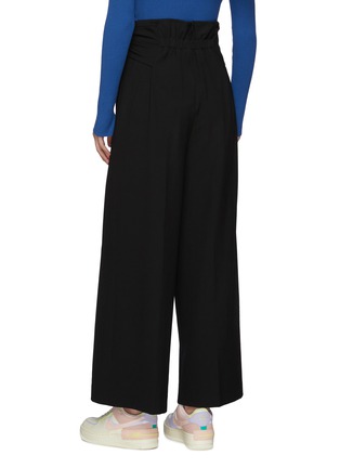 Back View - Click To Enlarge - PORTSPURE - Tie Waist Flare Leg Pants