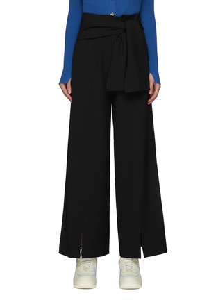 Main View - Click To Enlarge - PORTSPURE - Tie Waist Flare Leg Pants