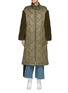 Main View - Click To Enlarge - PORTSPURE - Quilted Long Jacket