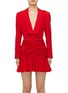 Main View - Click To Enlarge - PHILOSOPHY DI LORENZO SERAFINI - V NECK LONG SLEEVES DRESS