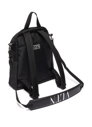 Detail View - Click To Enlarge - VALENTINO GARAVANI - Valentino Garavani VLTN Logo Print Crossbody Strap Backpack