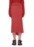 Main View - Click To Enlarge - RICK OWENS  - Asymmetric Ruffled Hem Cocoon Crepe Midi Skirt