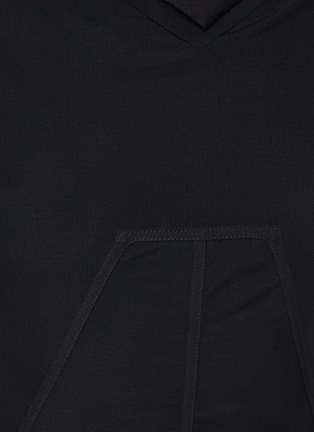  - RICK OWENS  - See-through Back Panel Boat Neck Column Top