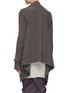 Back View - Click To Enlarge - RICK OWENS  - Medium Wrap Cashmere Blend Cardigan