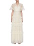 Main View - Click To Enlarge - NEEDLE & THREAD - 'Francine' Sequin Embellished Floral Lace Gown