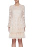 Main View - Click To Enlarge - NEEDLE & THREAD - 'Celia' sequin embellished ruffle mini dress