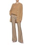 Figure View - Click To Enlarge - GABRIELA HEARST -  ''Phillipe' Cable Crochet Cashmere Sweater