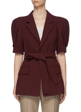 Main View - Click To Enlarge - GABRIELA HEARST -  ''Marcos' puff shoulder belted jacket