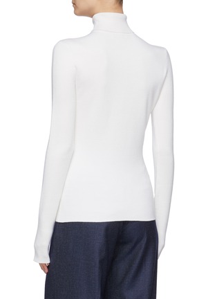 Back View - Click To Enlarge - GABRIELA HEARST -  ''May' wool turtleneck top