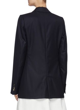 Back View - Click To Enlarge - GABRIELA HEARST -  ''Thomas' double breasted twill blazer