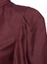  - GABRIELA HEARST -  ''Berry' Puffed Sleeve Buckle Collar Silk Blouse