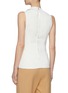 Back View - Click To Enlarge - ACLER - 'Benton' Structured Collar Side Pleat Sleeveless Top