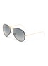 Main View - Click To Enlarge - RAY-BAN - Metal Accent Acetate Aviator Sunglasses